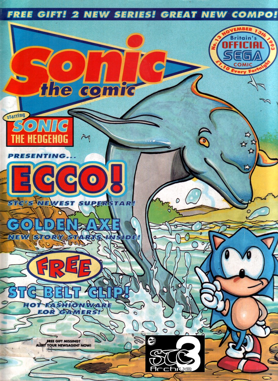 Sonic - The Comic Issue No. 013 Cover Page